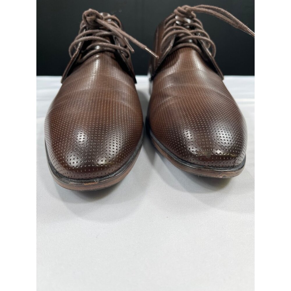 Tayno Brown Leather Oxfords SKU 7503 Size 9.5 - Picture 4 of 11